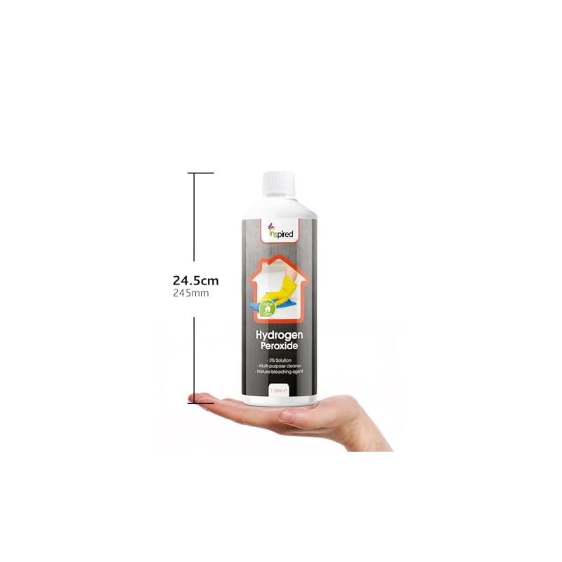 Inspired - Hydrogen Peroxide 3%, 1 Litre - 10 Vols