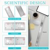 2 Pcs Cork Backed Ruler Stainless Steel Ruler, 6 Inch