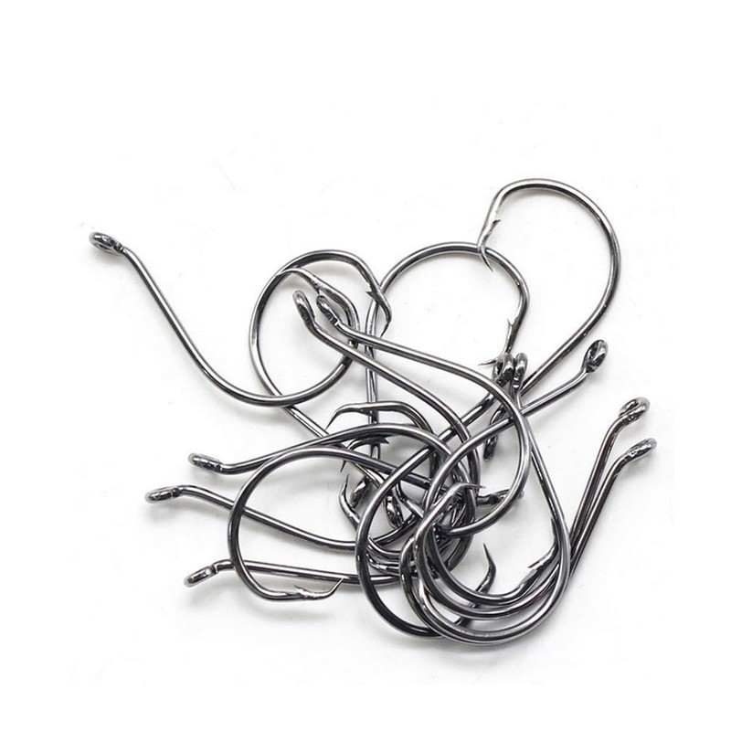 FOLANDO 150 PCS Fish Hooks, Eyed Sea Fish Hooks Carp