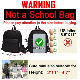 BIGHAS Lightweight Toddler Kids Backpack with Chest Strap For Boys and Girls, Preschool Kindergarten 3-6 Years Old 30 Colors (Star/Black)