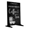 Please Help Yourself To Coffee & Tea Sign/Notice - Freestanding