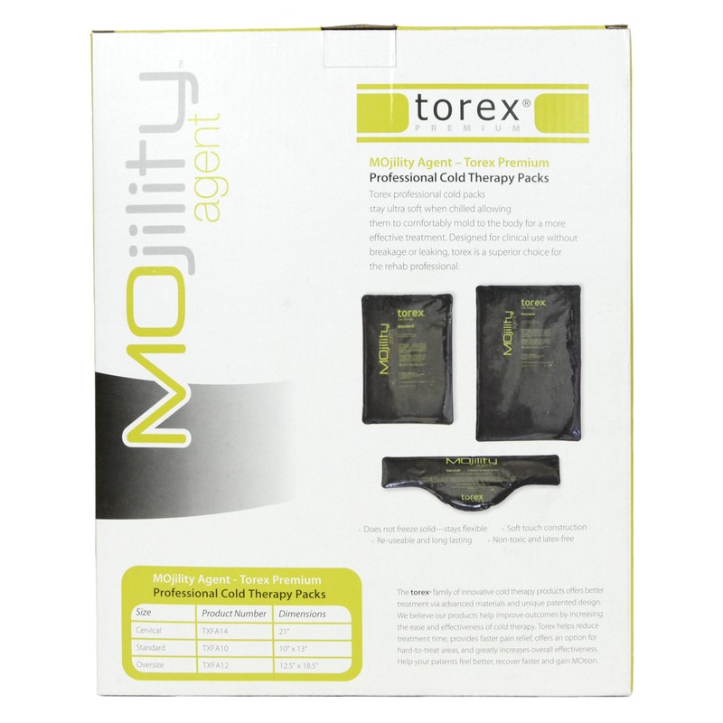 Torex Cold Pack Black Oversize 12.5 x 18.5 inches, Durable