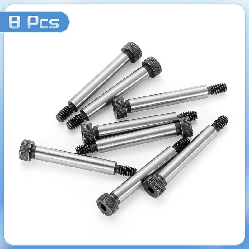 sourcing map Alloy Steel Hexagon Socket Head Shoulder Screws Bolt,