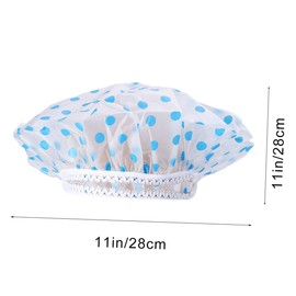 minkissy Bathing Hat Elastic Band Pack Soft Eva Material Reusable for Women and Men Suitable for Head Sizes