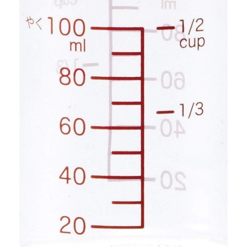 iwaki KBTMC100 Heat-resistant Glass Measuring Cup, Measuring Cup, 3.4 fl