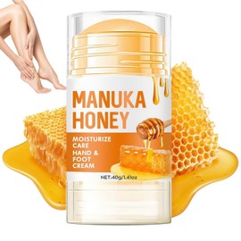 Honey Foot Cream, Heel Balm & Cracked Heel Repair Creams, Fast-Acting Moisturizing Hand & Foot Cream, Deep Moisture for Very Dry Hands & Cracked Heels, Intensive Repair for Soft Skin, Unisex Formula