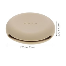 Beaupretty Estuche Portátil Para Esponja De Maquillaje Caja De Almacenamiento Compacta Para Polvos Viaje Soporte Seguro Para Borlas Faciales