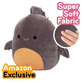 Squishmallows Original Khalil The Black Koi Fish - Peluche oficial de Jazwares – Juguete coleccionable de peluche suave y blando de peces – Añadir a tu escuadrón – Regalo para niños, niñas y niños