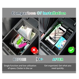 GAFAT Hyundai Tucson Storage Box, Automatic Transmission Centre Console Organiser