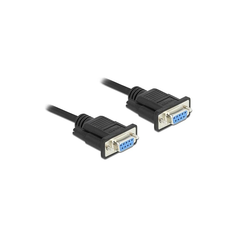 Delock Serial Cable RS-232 D-Sub 9 Female/Female Null Modem 5