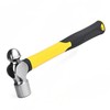 BJDSI Ball hammer 220 g, reinforced, polished, impact-resistant plastic handle.