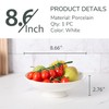 Magclay Ceramic Fruit Bowl, 8.6" Fruit Basket for Kitchen Counter,