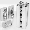 Amentalove Set of 42 T-Slot Nuts M8 with Centring Ball