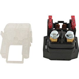 Starter Relay Compatible With/Replacement For YAMAHA V-Star 1300 XVS13A 07 08 09 10 11 12 13 14 15 2007 2008 2009 2010 2011 2012 2013 2014 2015 3D8-81940-00-00 12V