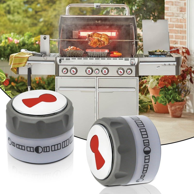 DEEKOOL Upgraded 91538 Lighted Control Knobs Compatible with Weber Summit