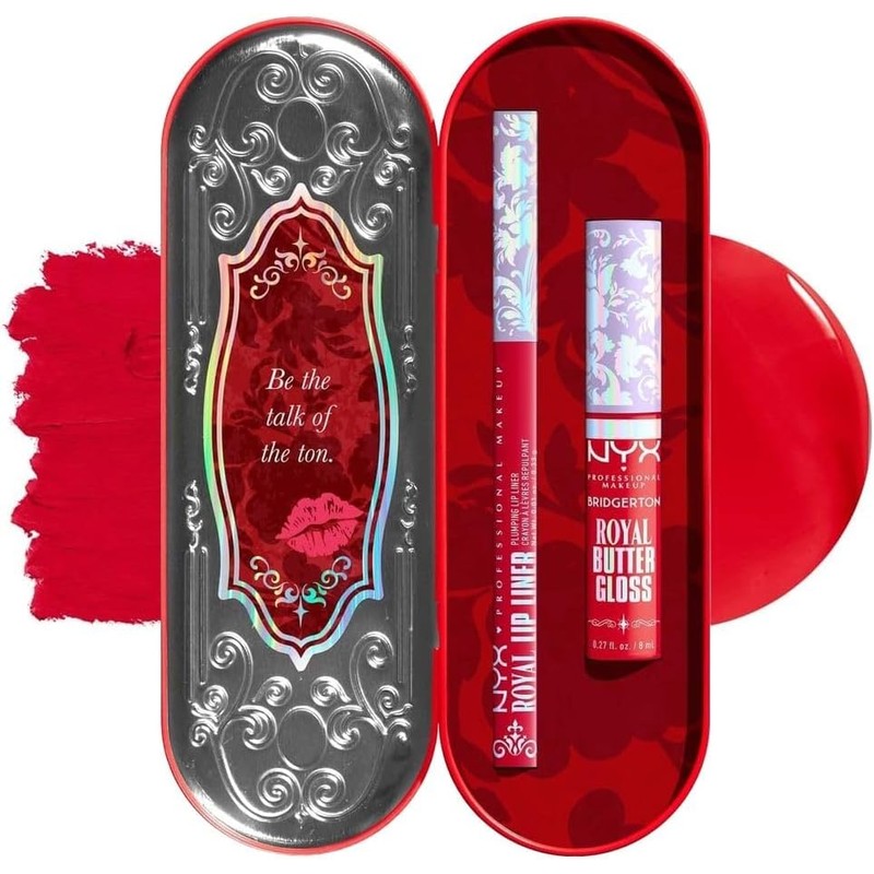 Nyx Professional Makeup, Bridgerton Kit de Labios Tonos: Rogue Romance