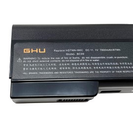 GHU New Battery 87 WH CC09 628666-001 Compatible with HP Probook 6360B 6460b 6470b 6465b 6565b 8460p 8470P 8475b 6560b 8560p 8570P PN 628668-001 628670-001 628668-001 628369-421 9 Cell 11.1V