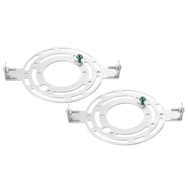 PATIKIL 140mm (5.51") Universal Light Fixture Mounting Bracket Kit, 2set Light Crossbar Round Ceiling Plate for Wall Light, Close to Ceiling Light, Chandelier