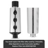 Safe Water Products legionela in-Line Shower Head Filter High Pressure