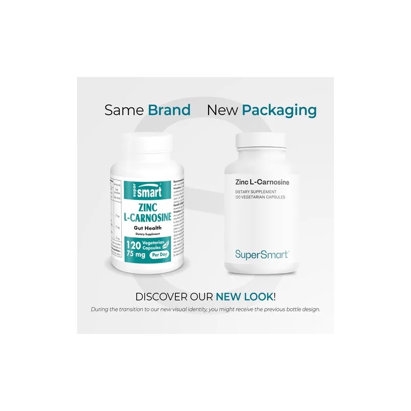 Supersmart Zinc L-carnosina 75 Mg - 120 Cápsulas