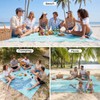 Zocipro Large Beach Blanket, 210 x 200cm Picnic Blanket for