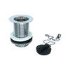 Wirquin Unslotted 1 1/4" BSP Basin Waste - Chain &