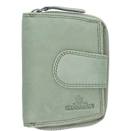 The Skandinavian Brand Leather Wallet Mint, Mint Green, Backpack