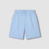 JAJU [JAJU] Men's Seersucker 5-Part Pajama Set_Dark Blue