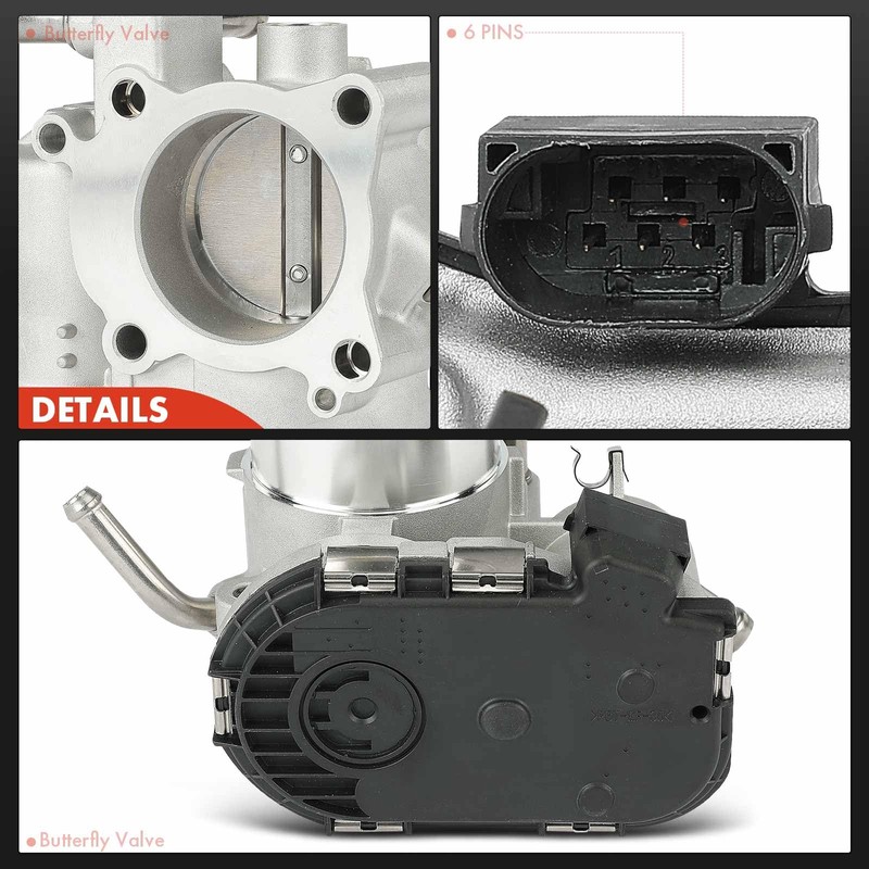 A-Premium Electronic Throttle Body Compatible with Hyundai Elantra 2017 2018