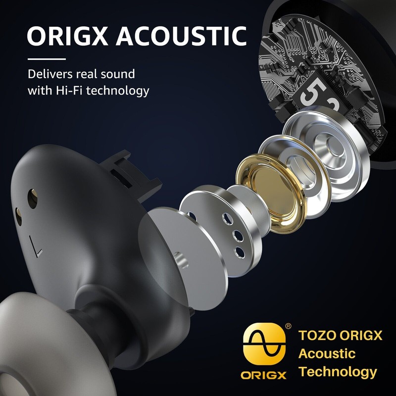 TOZO A1-S Earbuds Wireless Bluetooth 5.3 in Ear Mini Lightweight