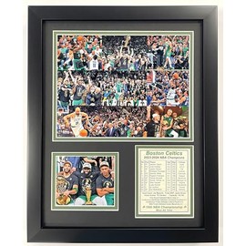 Boston Celtics | 2023-2024 Champions | Framed Photo Collage | 2 Sizes and 3 Styles | (Mosaic, 12"x15")