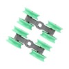 2Pcs UShaped Wheels Stainless Steel 4Wheel Small Rollers Shower Door
