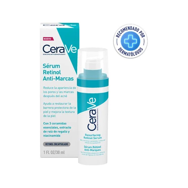 Serum Retinol Anti-marcas Con 3 Ceramidas 30ml Cerave