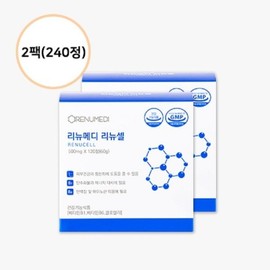 Renewmedi Renewcell Chlorella Vitamin B1 B2 120 tablets 2 packs / 리뉴메디 리뉴셀 클로렐라 비타민B1 B2 120정 2팩