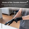 Medicom Nitrile Premium Gloves 100-Pieces, Large, Black