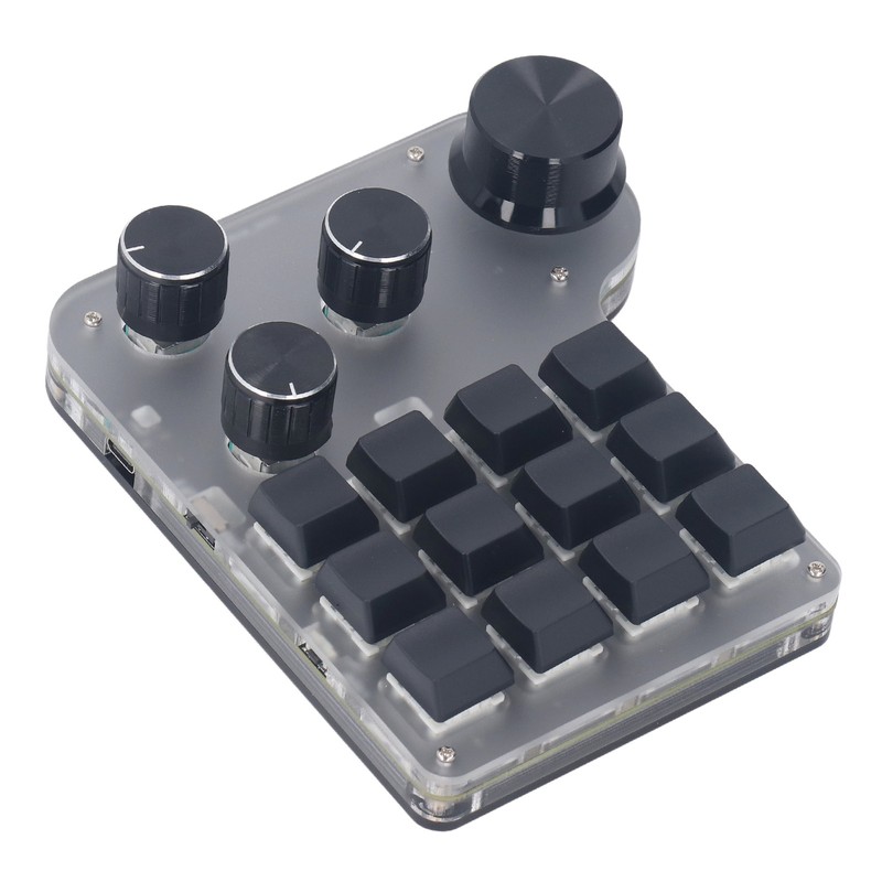 USB Mini Macro Mechanical Gaming Keyboard Programmable USB C BT