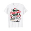 Familien-Weihnachtskreuzfahrt 2024 Passende Feiertage Santa Hat T-Shirt