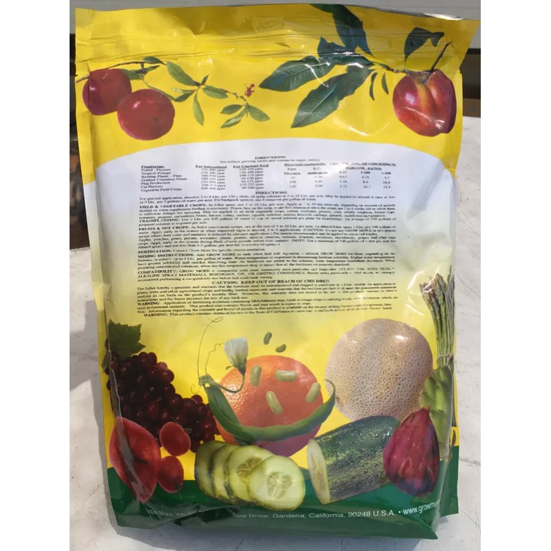 growmore BANANA FERTILIZER - FRUIT FUEL BANANA FERTILIZER - 5LB