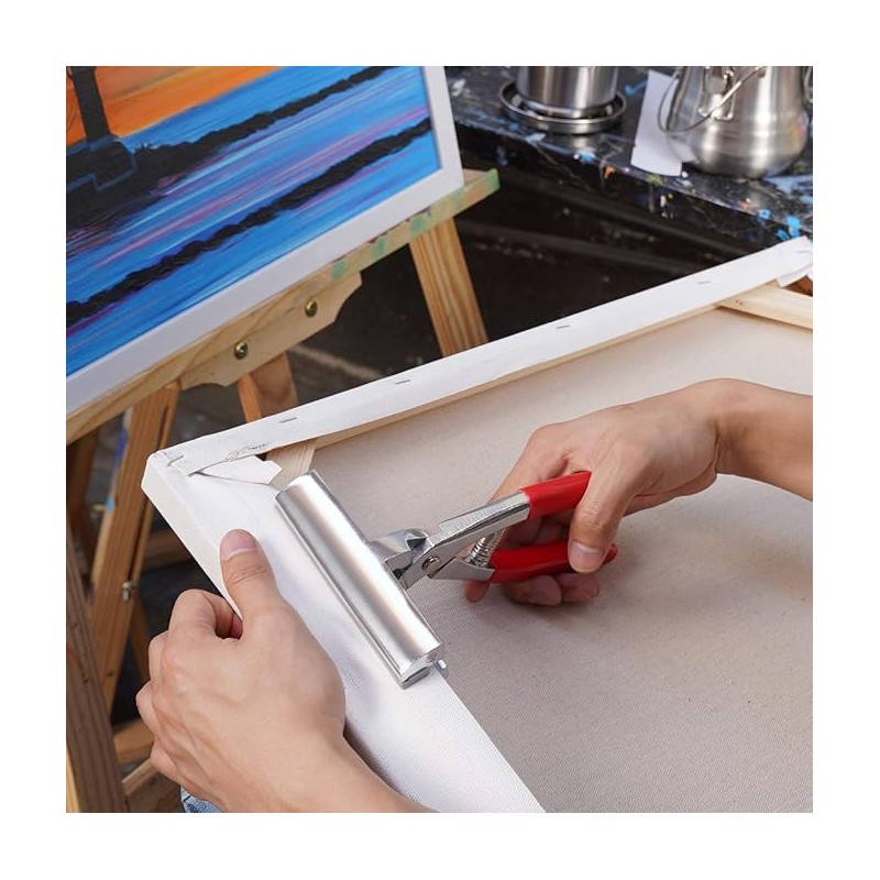 WADY Alloy Canvas Pliers, 4.7inch Super Wide Jaw Art Tool,
