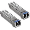 TRENDnet 2-Pack SFP to RJ45 10GBASE-LR SFP+ Single Mode LC