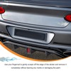 DXNQ 4 PCS Car Flame Reflective Stickers, Waterproof & Durable