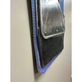 Custom Accessories Inc. RARE Vintage PAIR Stainless Steel / Flap Splash Guards Mud Flaps 1970s NEW