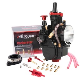 QXOPRM PWK Carburetor 32mm Racing Carb for 125cc to 200cc 2T 4T Engine Dirt Bike Motorcycle ATV Scooter with Intake Manifold, Carb Jets, Oil filter