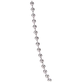 Merriway BH02250 Ball Type Basin Chain with S Hook, 300mm (12 inch) - Chrome Plated