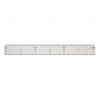 ITOCHU Retail Link Acrylic Ruler 11.8 inches (30 cm) Metal
