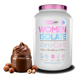 Bhp- She Fit- Women Isolate Zero Carb  36 Servicios. Sabor Chocolate Con Avellana