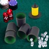 Schocken Set of 5 Leather Dice Cups 25 Dice Shock
