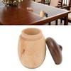 Acorn Shaped Toothpick Container 8cm Height Rounded Structure Eco Friendly