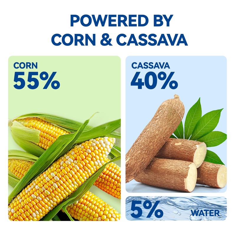OPET Corn & Cassava Cat Litter, Natural Sustainable Ingredients, Quick