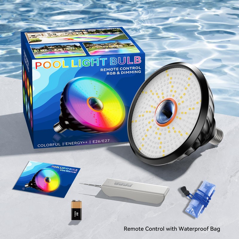MORSEN Pool Light Bulb - 120V 70W LED Pool Lights